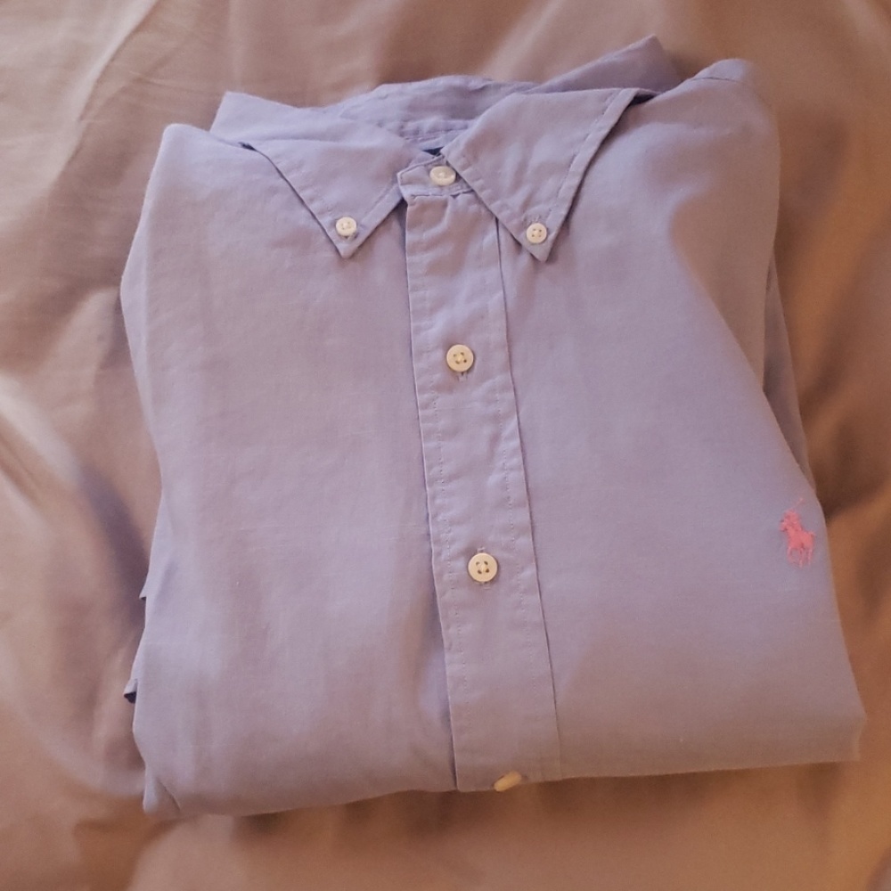 Lavender purple authentic Polo dress shirt